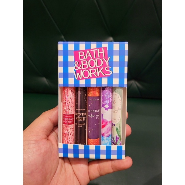 BODY MIST BBW-SET CHIẾT MINI 10ML-10 MÙI-CÓ BOX