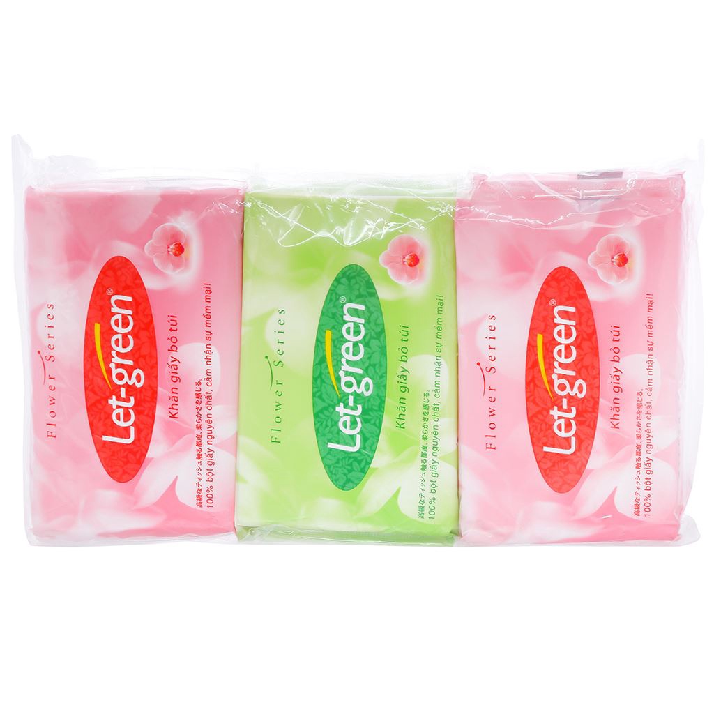 Combo 10 Gói Khăn Giấy Lụa Bỏ Túi