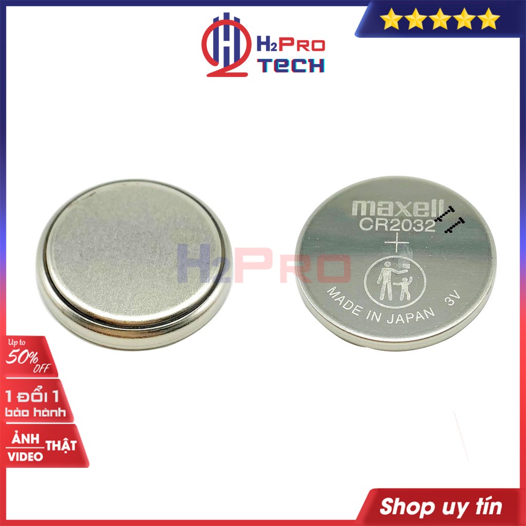 Pin Cúc Áo CR2025-CR2032 Maxell Lithium 3V Dung Lượng Cao (1 Viên), Pin Maxell 3V Made In Japan Cao Cấp - H2Pro Tech