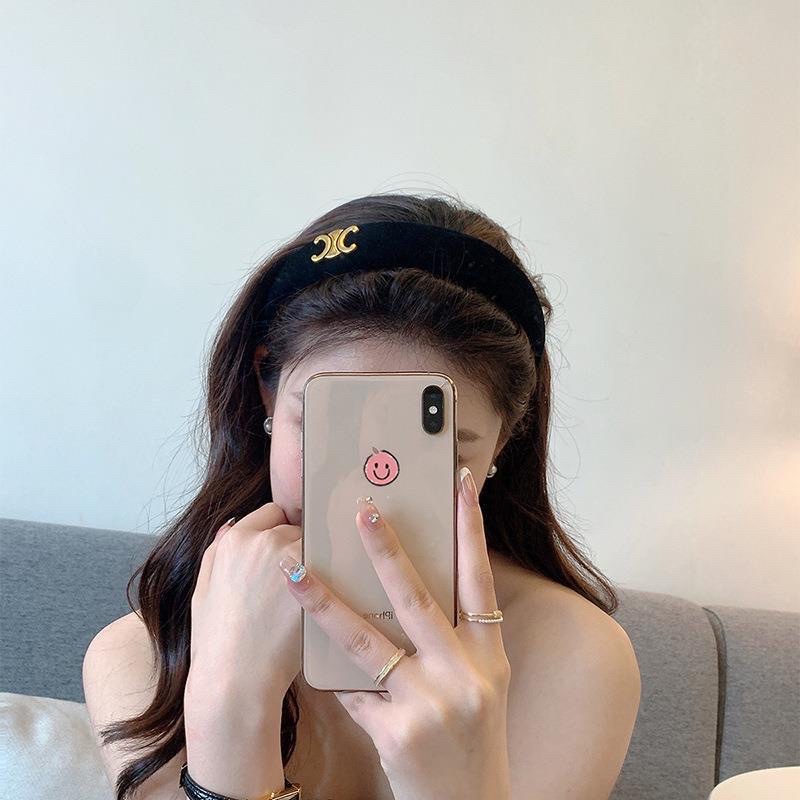Băng đô cài tóc nhung celin sang chảnh
