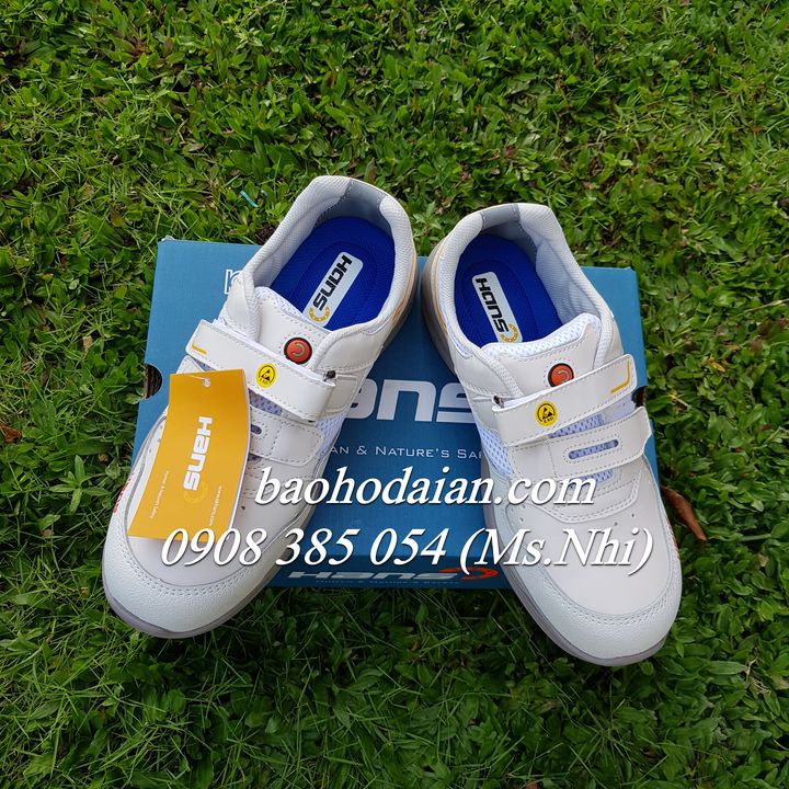 Giày bảo hộ lao động Hans HS69 siêu nhẹ quai dán tiện dụng