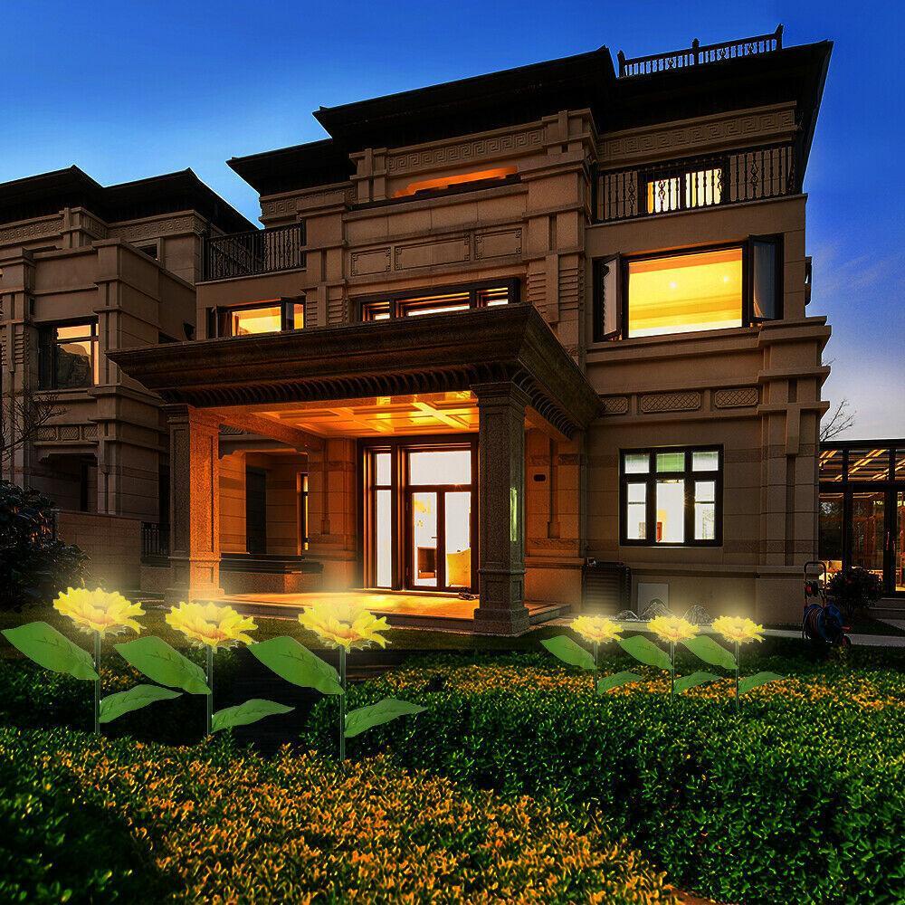 Đèn Chiếu Sáng Ngoài Trời Hình Hoa Hướng Dương YOLA Sử Dụng Năng Lượng Mặt Trời