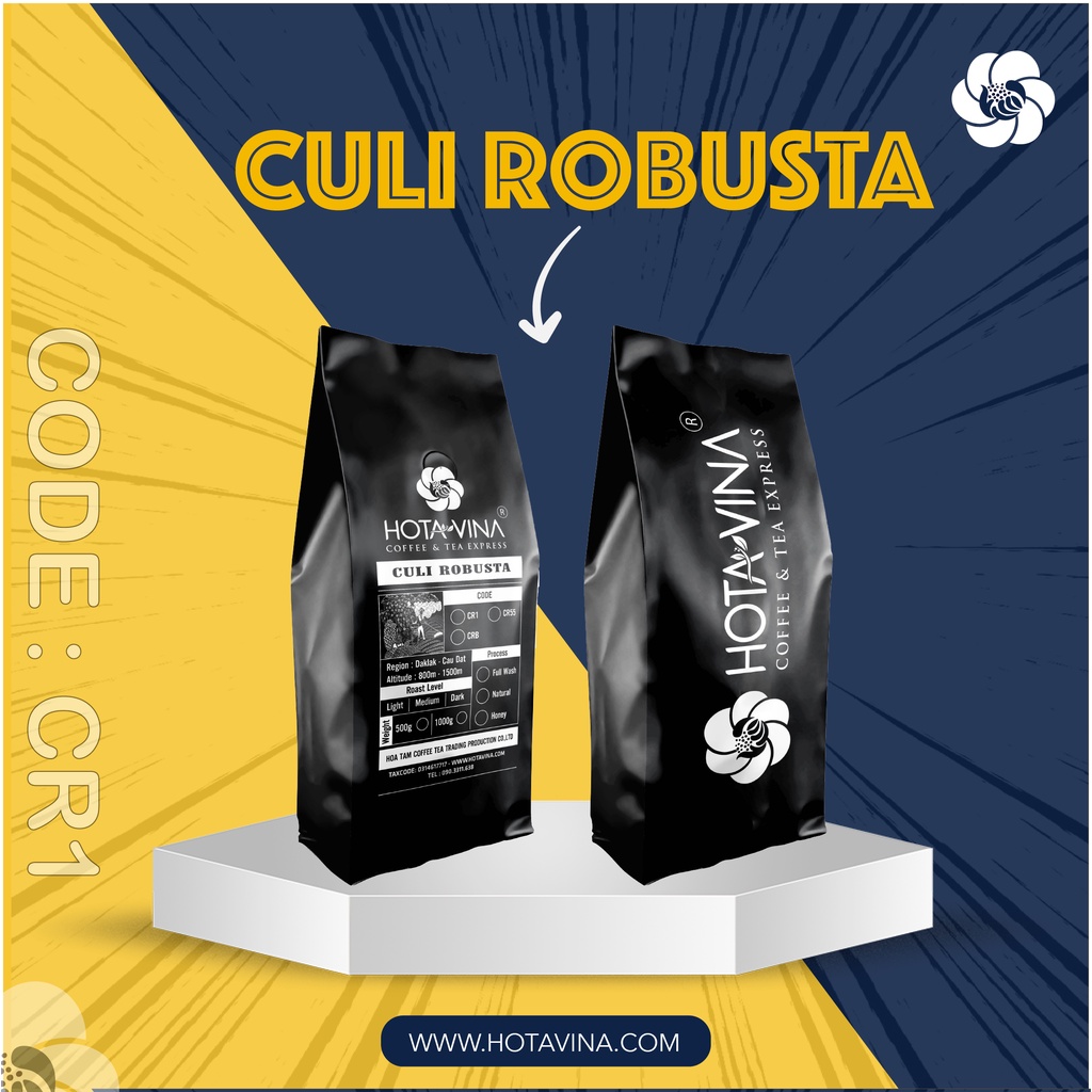 Cà Phê Rang Mộc Culi Robusta 1Kg