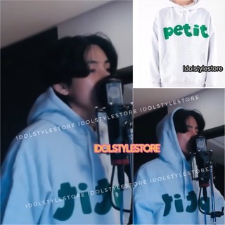 (kèm card hình)  áo nỉ mũ hoodie Petit V Taehyung christmas
