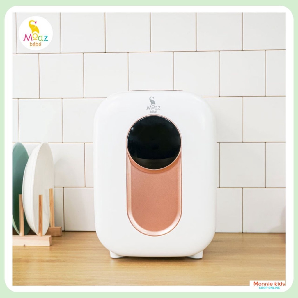 Máy tiệt trùng sấy khô UVC Mini Moaz Bebe MB050, máy tiệt trùng bình sữa cho bé - Monnie Kids