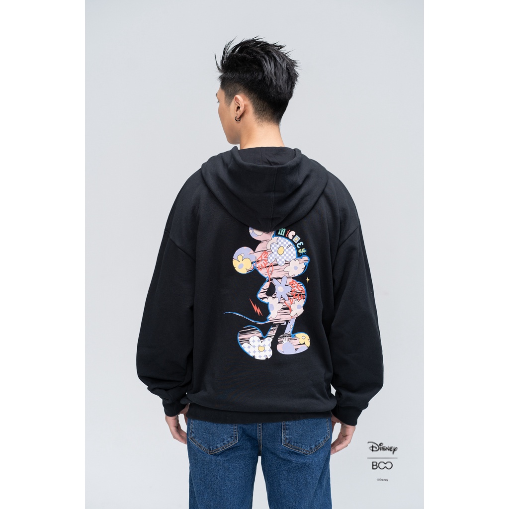 Áo Nỉ Mũ Unisex BOO In Graphic Kidult Mickey BZL