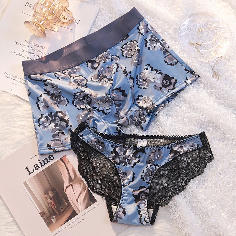 Bộ 2 Quần Lót Ren Hoa Gợi Cảm Dành Cho Nữ