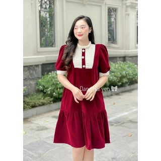 Váy Bầu Ren Nhung
