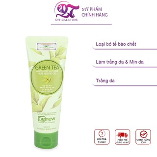 Tẩy da chết trà xanh Benew Green Tea Whitening Natural Herb Peeling Gel 120ml