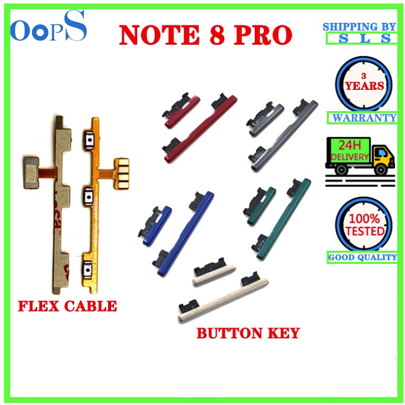 Flex Nút Nguồn + Nút Nguồn + Dây Cáp Dẻo Thay Thế Chuyên Dụng Cho xiaomi redmi note 8 pro