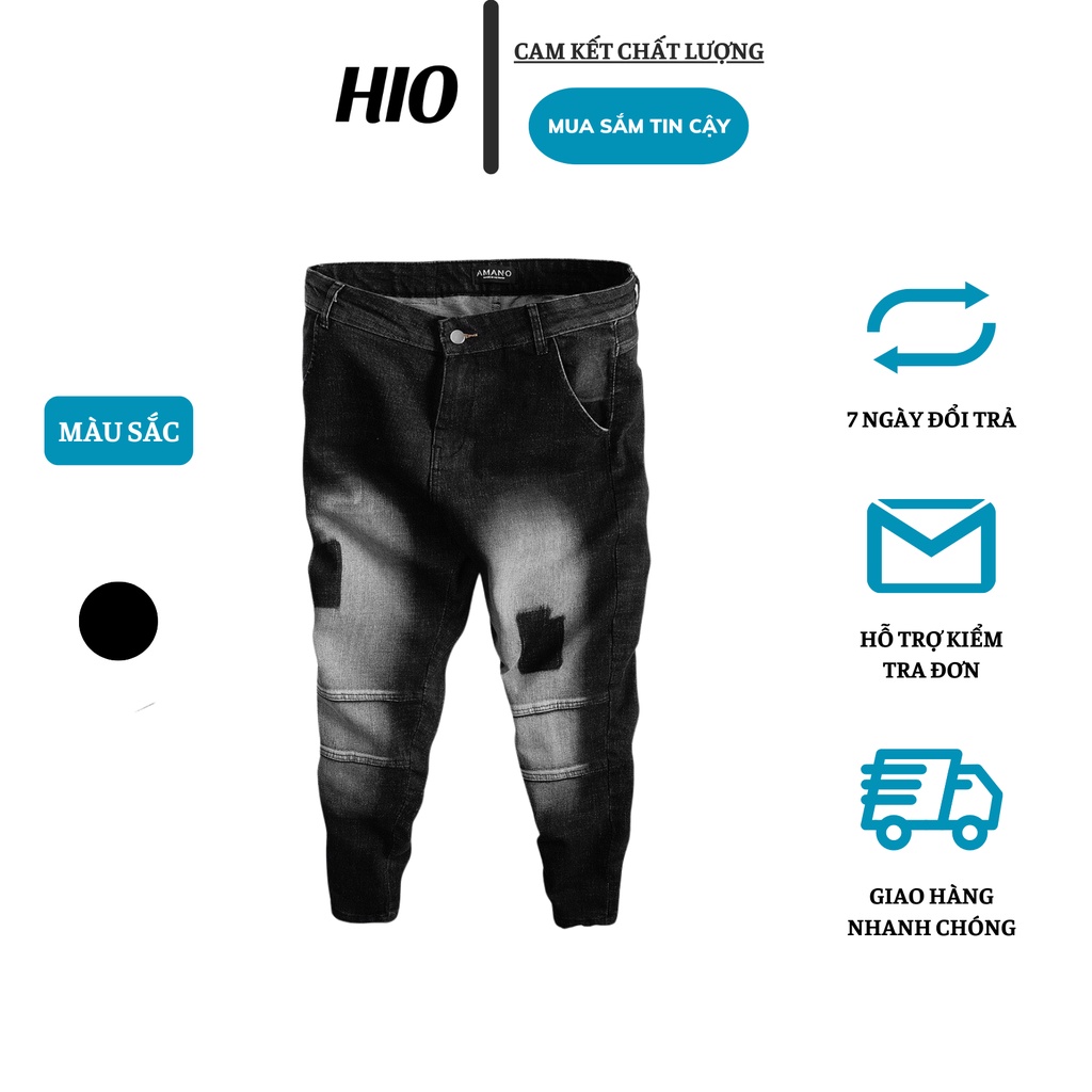 Quần JEAN cạp khuy form slim QJ682