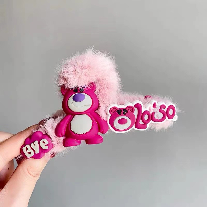 Kẹp Tóc Hình Cá Mập Phủ Lông Dễ Thương Thời Trang Mùa Đông Cho Nữ