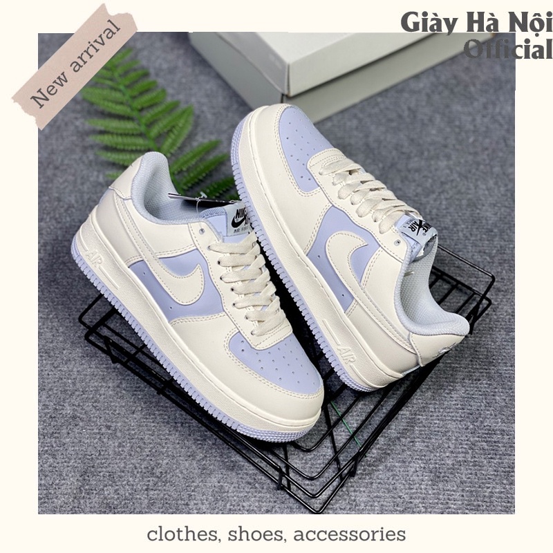 Giày_Nike AF1 Nam Nữ Thời Trang, Giày Air Force 1 Khoai Môn Thời Trang Hàng Đẹp Full Box