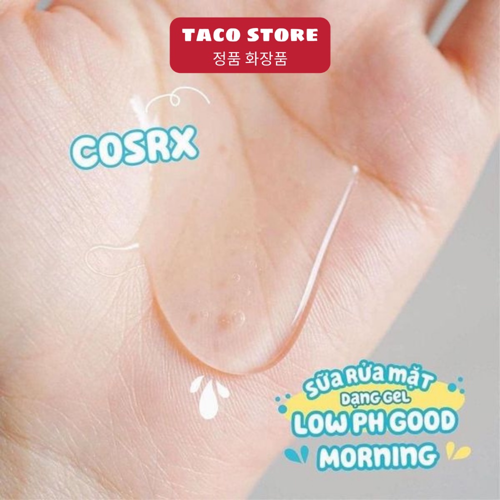 Sữa Rửa Mặt Cosrx Low pH Good Morning Gel Cleanser Tacostore