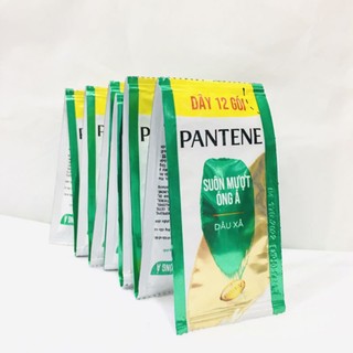 Dây dầu xả Pantene Suôn mượt óng ả 10 gói x 6ml
