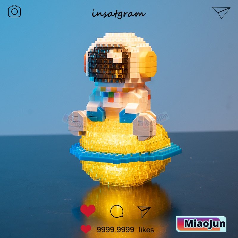 Đồ Chơi Lắp Ráp Mô Hình ghép hình Phi Hành Gia Dễ Thương 2207 brick hunter