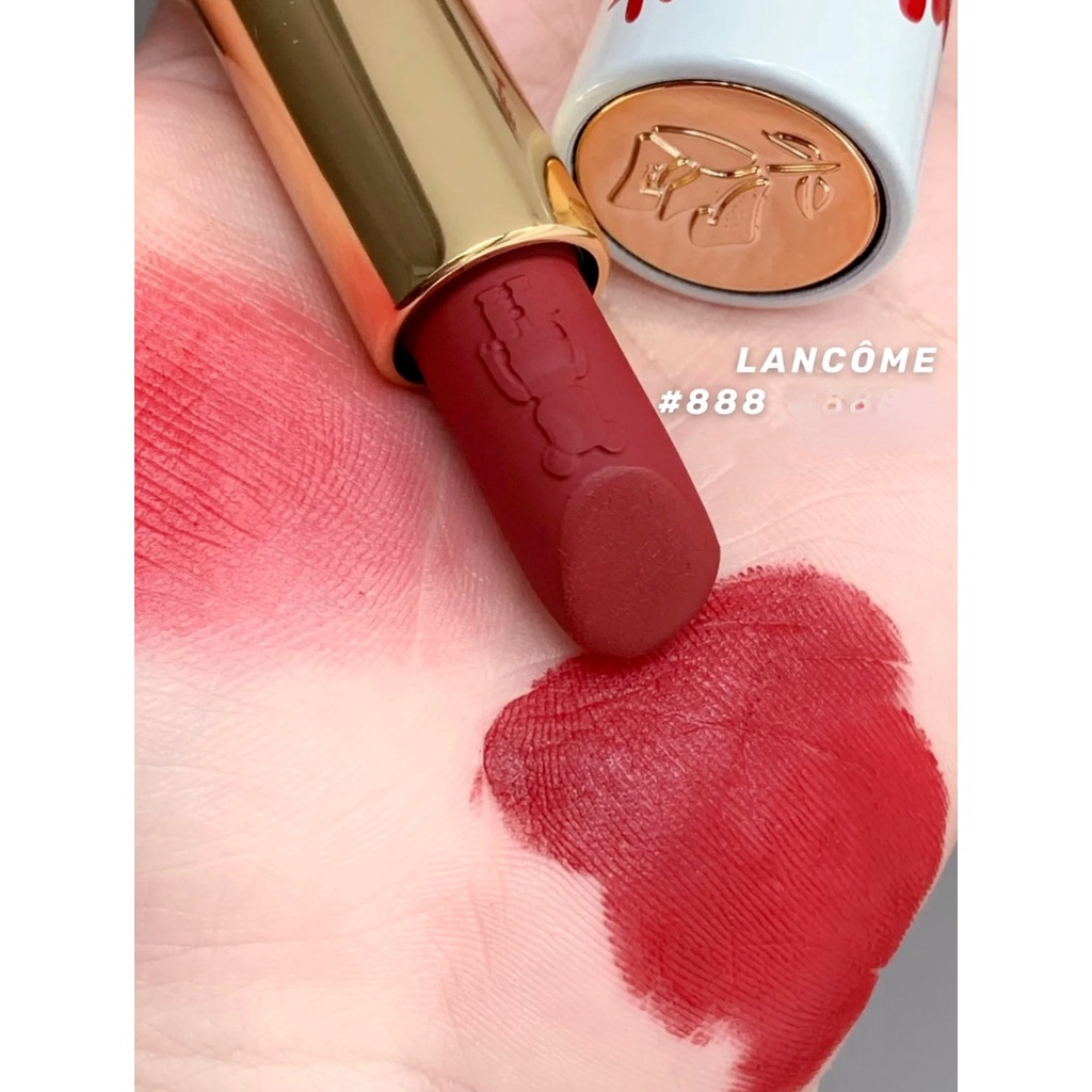 Hàng Mới Về Son Môi Lancome 2022 330 299 888 1.6g Màu Vàng Hồng Phiên Bản Giới Hạn Họa Tiết Gấu Xinh Xắn