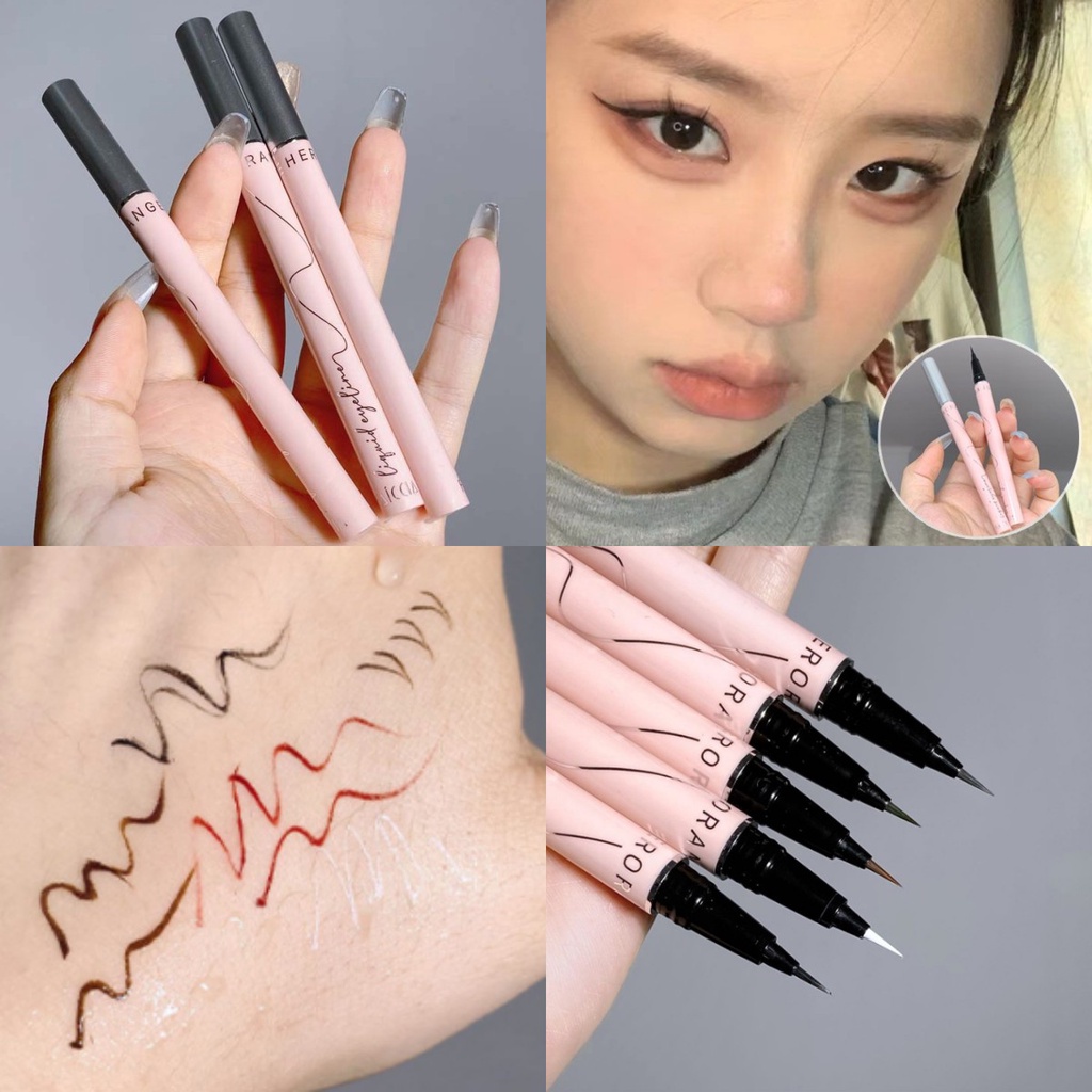 HERORANGE Bút Kẻ Mắt Siêu Mịn Không Thấm Nước Và Mồ Hôi 0.01mm