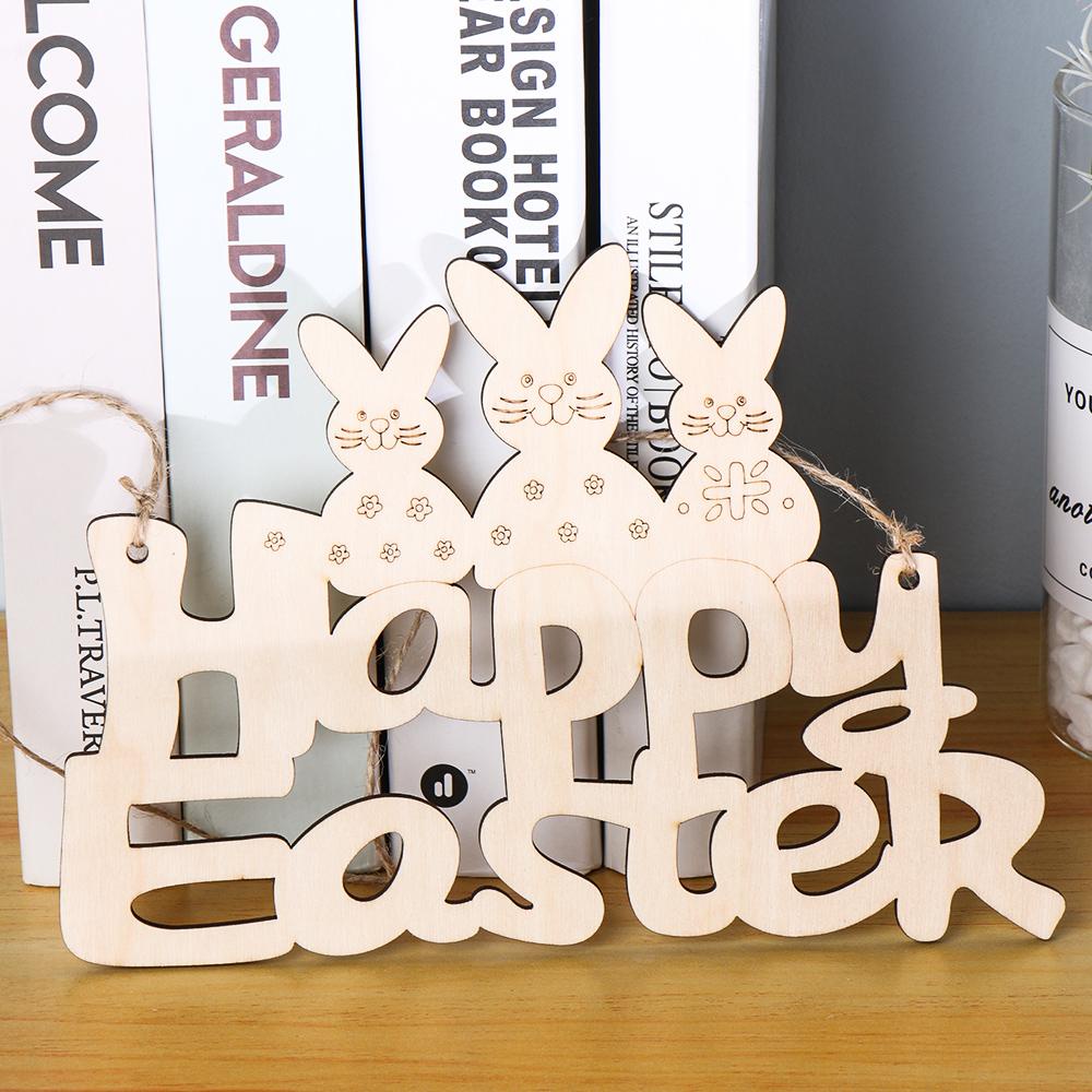 Phụ Kiện Treo Trang Trí Hình Thỏ Phục Sinh Dễ Thương