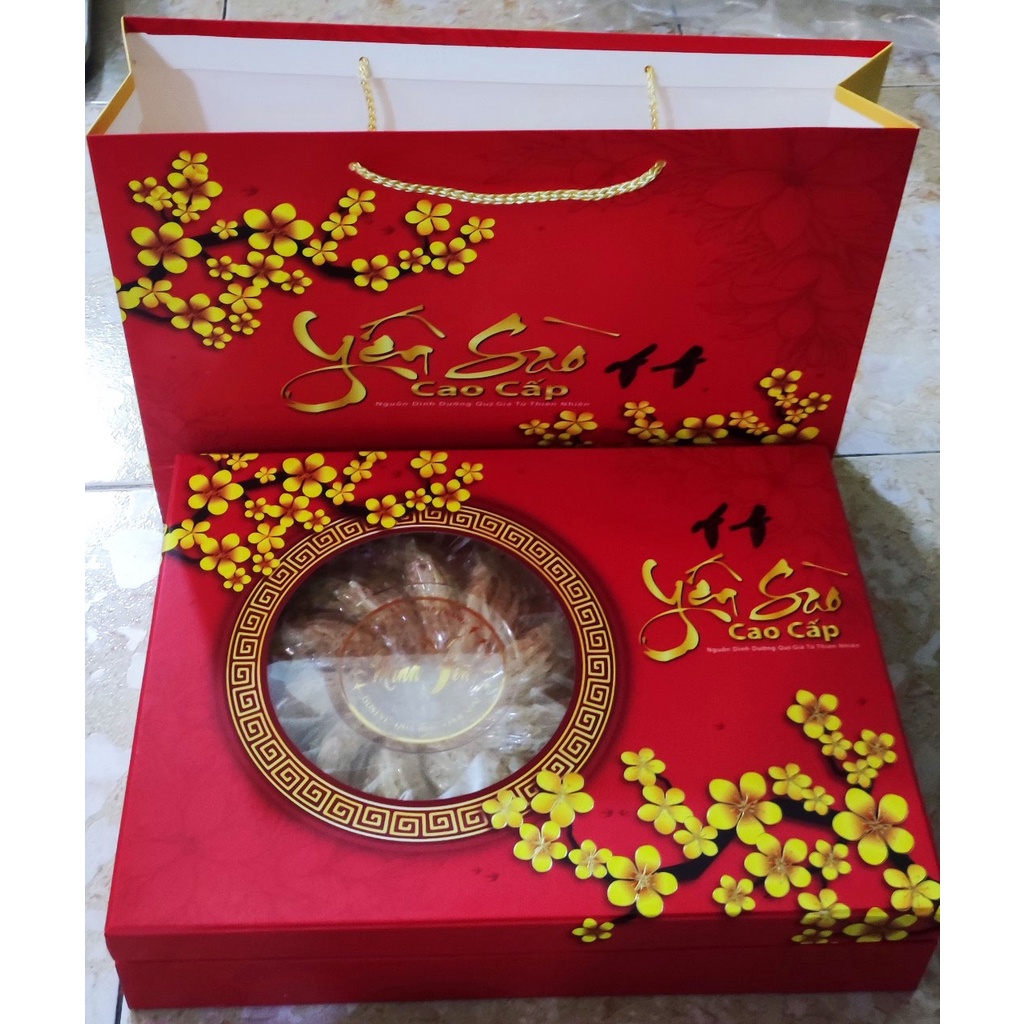 Yến Sào Sạch Lông Kèm Bộ Hộp Quà - 100g