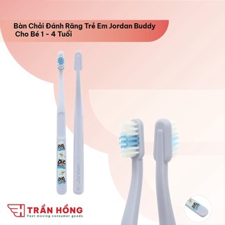 Bàn Chải Đánh Răng Trẻ Em Jordan Buddy Cho Bé 1 - 4 Tuổi