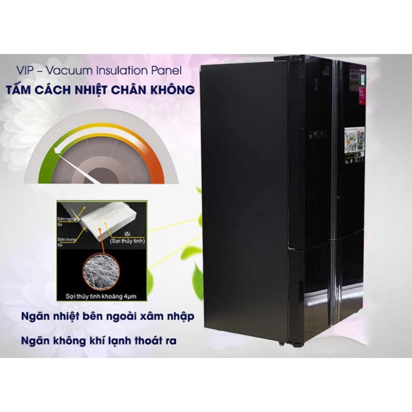 Tủ lạnh Hitachi Inverter 587 lít R-FWB780PGV6X (GBK) < Chính hãng BH:24 tháng tại nhà toàn quốc >