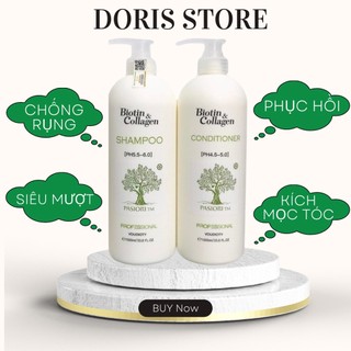 DẦU GỘI XẢ BIOTIN COLLAGEN 500-1000ML NGĂN RỤNG KÍCH MỌC TÓC NGỪA GÀU KIỀM DẦU PHỤC HỒI TÓC HƯ TỔN HÀNG CHÍNH HÃNG
