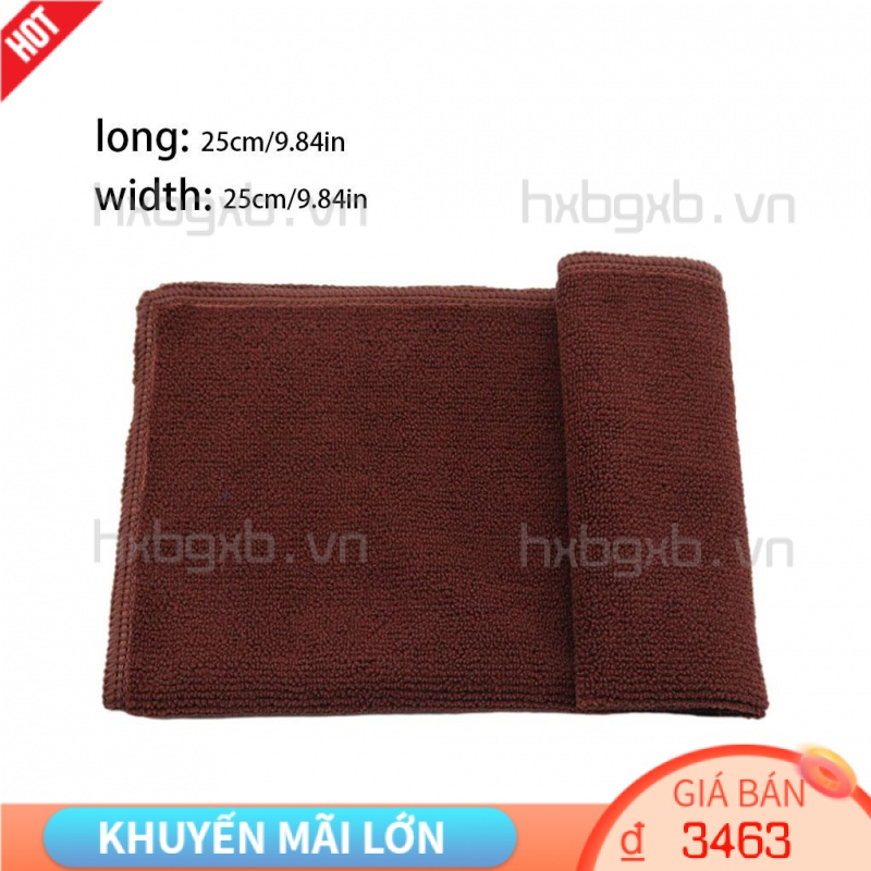 [hxbgxb] Khăn Lau Đánh Bóng Xe Hơi Không Khoan Lỗ Chống Trầy Xước