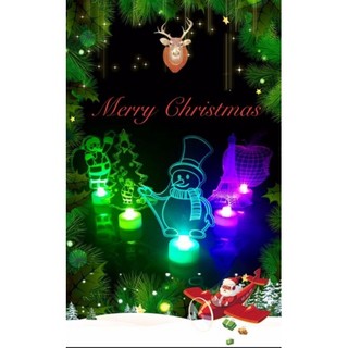Quà noel đèn led chuyển đổi màu sắc