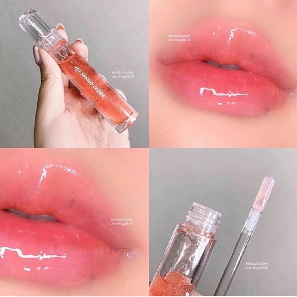 Son Bóng Romand Glasting Water Gloss 4.3g- 01 Sanho Crush
