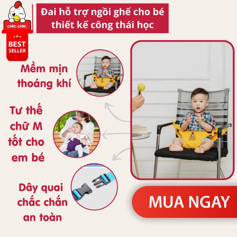 Đai Đi Xe Máy Cho Bé Đai Ghế Ngồi Ô Tô Cho BéThay Thế Ghế Ngồi Ô Tô Thay Thế Ghế Ăn Dặm Khi Ra Ngoài