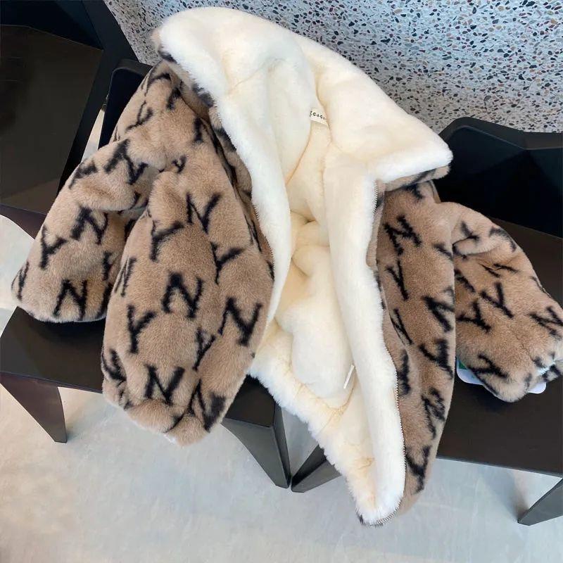 Áo Khoác cotton Lót Lông Cừu Dày Dặn Giữ Ấm Dành Cho Bé Trai Và Bé Gái