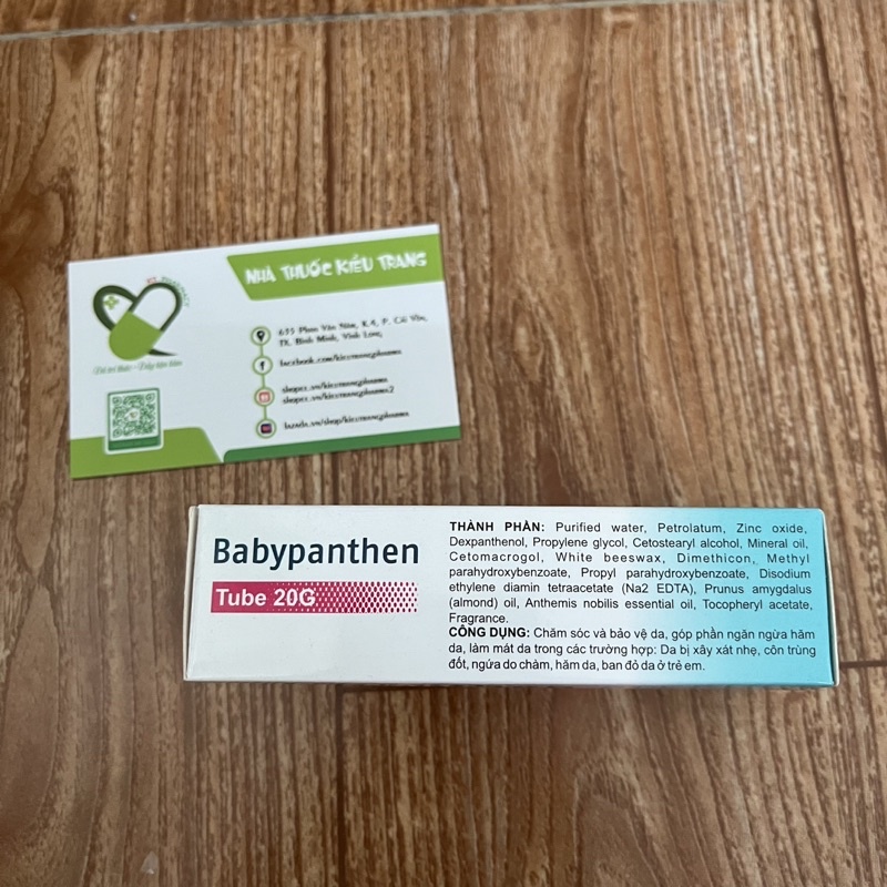 Kem bôi trẻ em Babypanthen 20g - Phòng ngừa hăm tả, côn trùng cắn