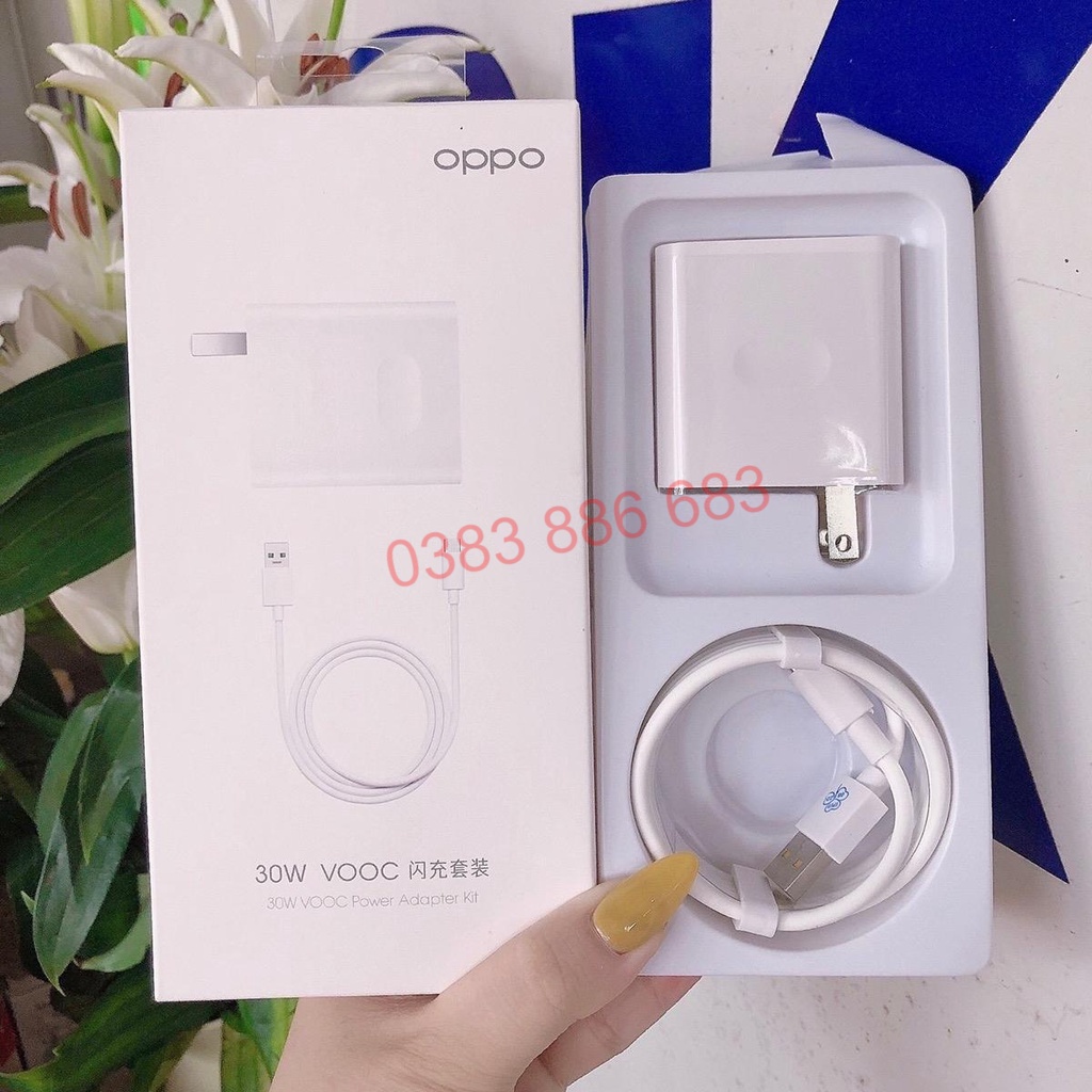 Sạc Nhanh Realme OPPO Reno 4 - 30W VOOC 4.0 - Hàng Chính Hãng- Nika Store