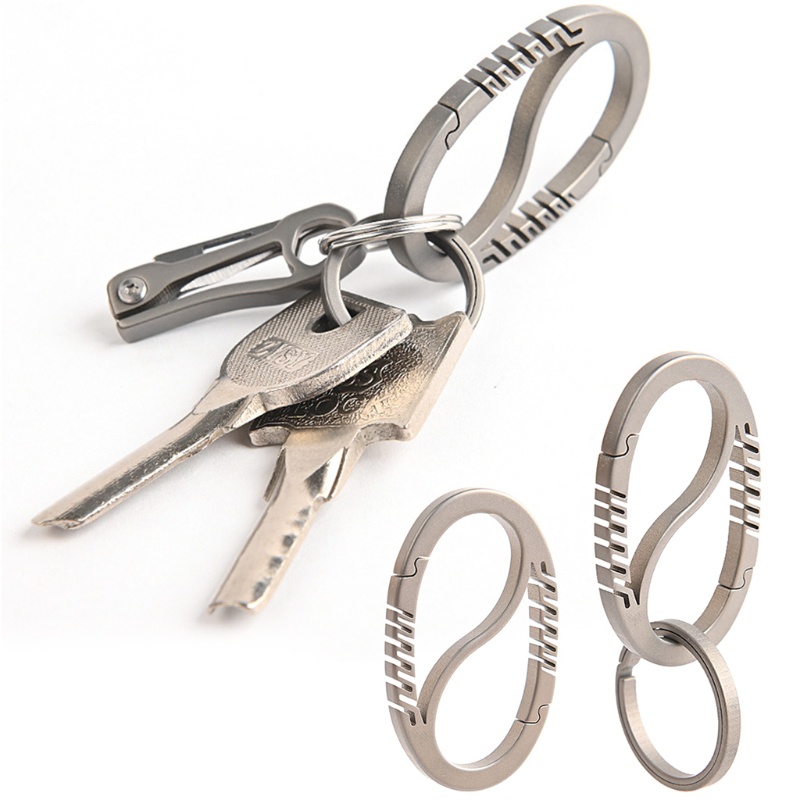 Kẹp Gắn Chìa Khóa Bằng Hợp Kim Titan Tháo Gỡ Nhanh