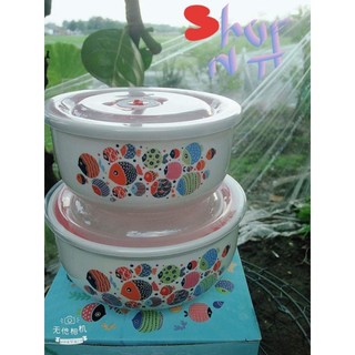 BỘ THỐ SỨ 2 MÓN NẤP HÚT CHÂN KHÔNG