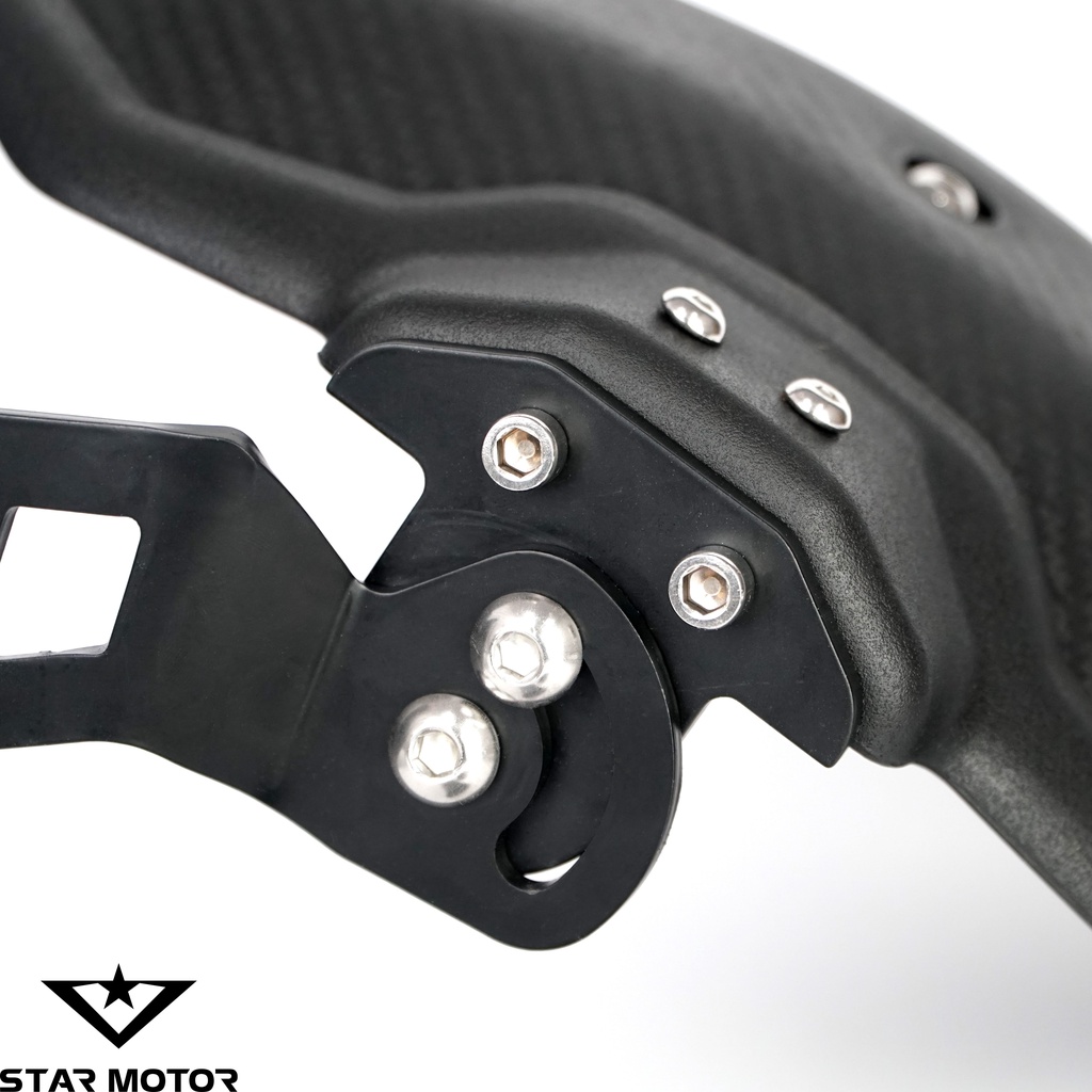 Dè chắn bùn Robot, chắn bùn 1 chân sơn Carbon dành cho các dòng xe Exciter, Winner, R15v3, MT15, PKL, PKN