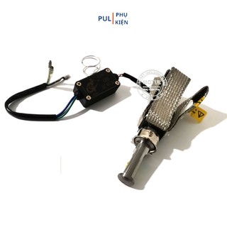 Đèn pha led râu T19 6 tim cho xe máy