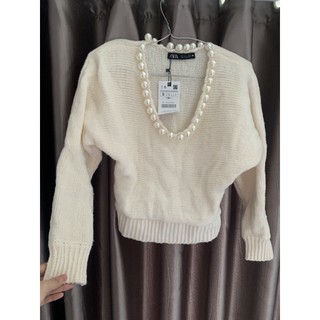 Áo len đính ngọc sz s zara newtag thanh lý