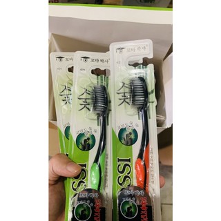 Bàn chải đánh răng than tre Bossi