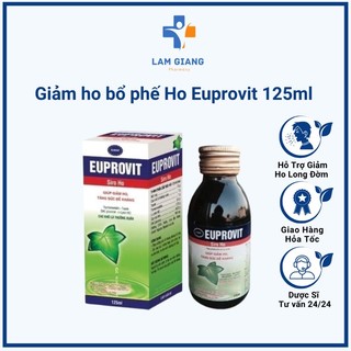 Siro Euprovit hỗ trợ giảm ho,tăng đề kháng