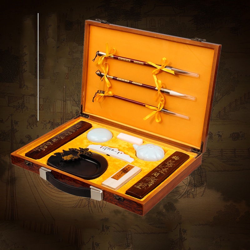 Bộ văn phòng tứ bảo luyện viết thư pháp, Bộ thư pháp cao cấp HOÀNG THANH MỘC THƯ