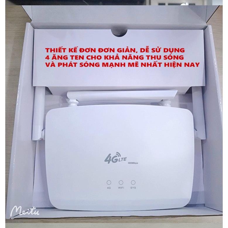 Bộ phát wifi từ Sim 4G/3G N405  - 4 ăngten - Dùng cho ô tô, máy tính, camera...