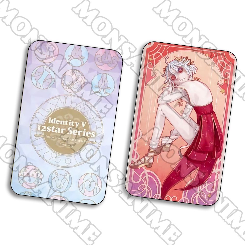 Ảnh card bo góc in hình IDENTITY V ver 12 CUNG HOÀNG ĐẠO thẻ bo viền 5*8cm anime chibi game 1 tấm