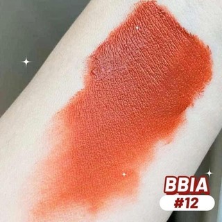 [Chính Hãng ] Son Kem Lì Bbia 12 màu Cam cháy