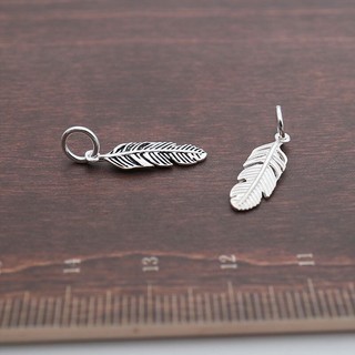[S925] Charm bạc lông vũ - MH229 MOCHUONGJEWELRY