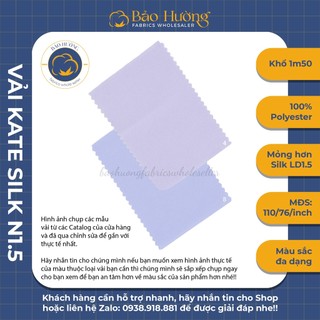 Vải Kate Silk Ngựa _  Khổ 1m50 _ Phần B