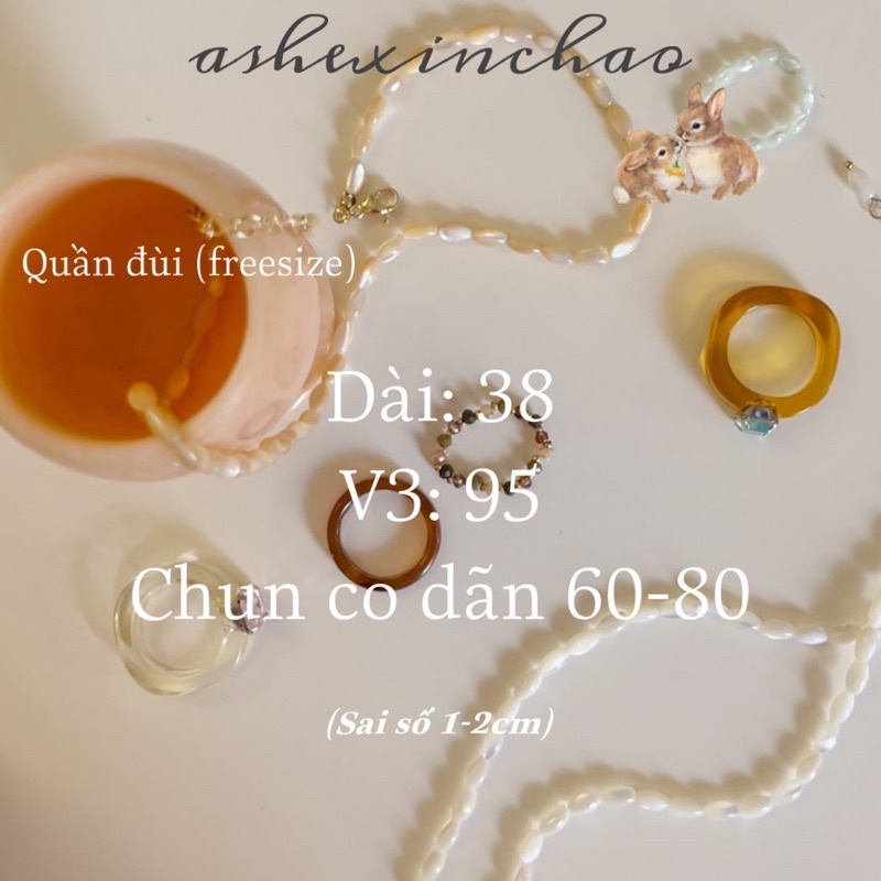 𝐚𝐬𝐡𝐞𝐱𝐢𝐧𝐜𝐡𝐚𝐨: Quần mặc nhà muslin hoạ tiết cherry