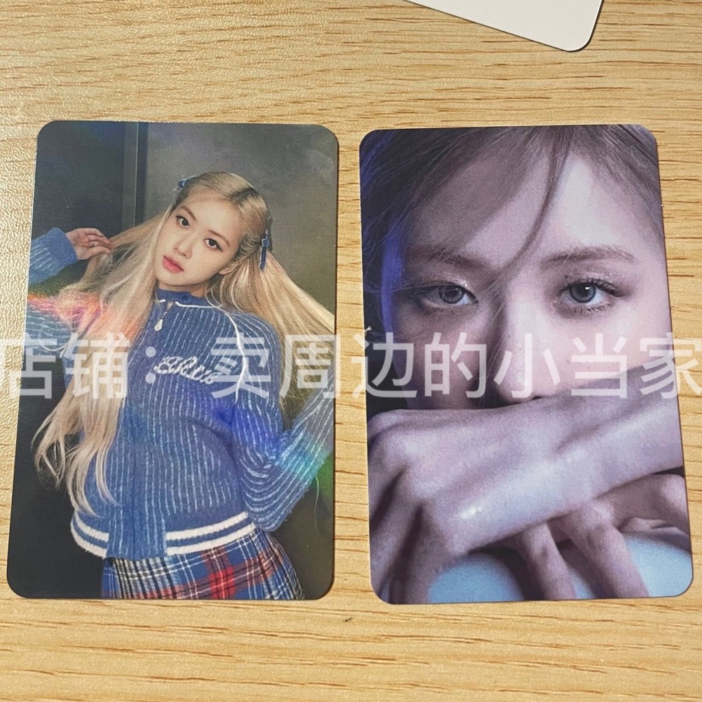 Bộ Thẻ Hình blackpink rose solo Phong Cách Cùng Một Phong Cách Park Chae Young Card Olioi Hold Face Thịnh Hành Hoa Hồng