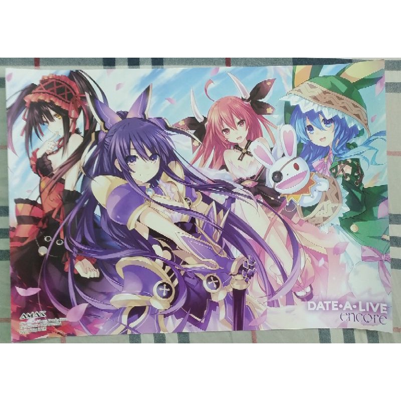 Poster Date A Live Kèm Ống